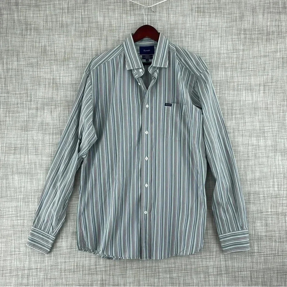 Faconnable Mens Size L Long sleeve button down shirt 1231 - Picture 1 of 9